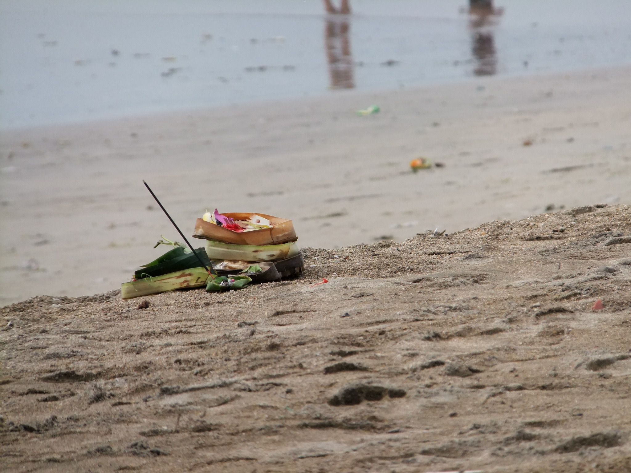 Offrande sur la plage