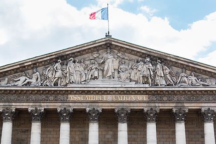 Fronton de l'Assemblée Nationale, Paris