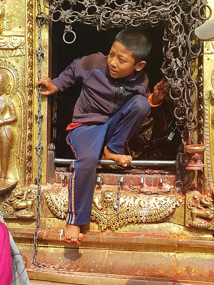 Portrait d'enfant à Kathmandu, Népal