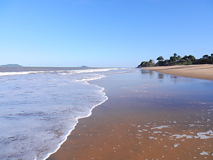 La plage en Guyane