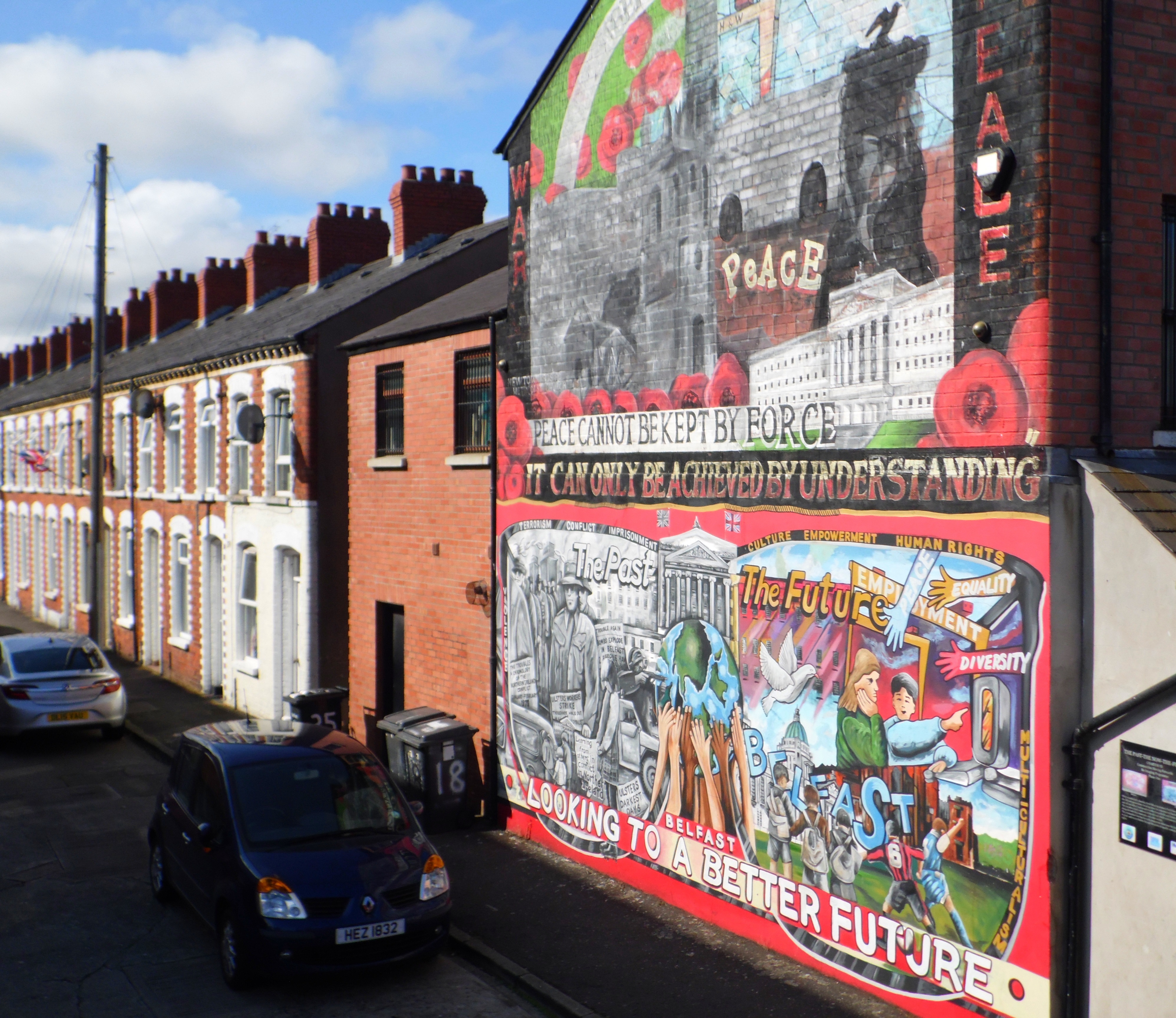 Mural in Belfast Mural in Belfast