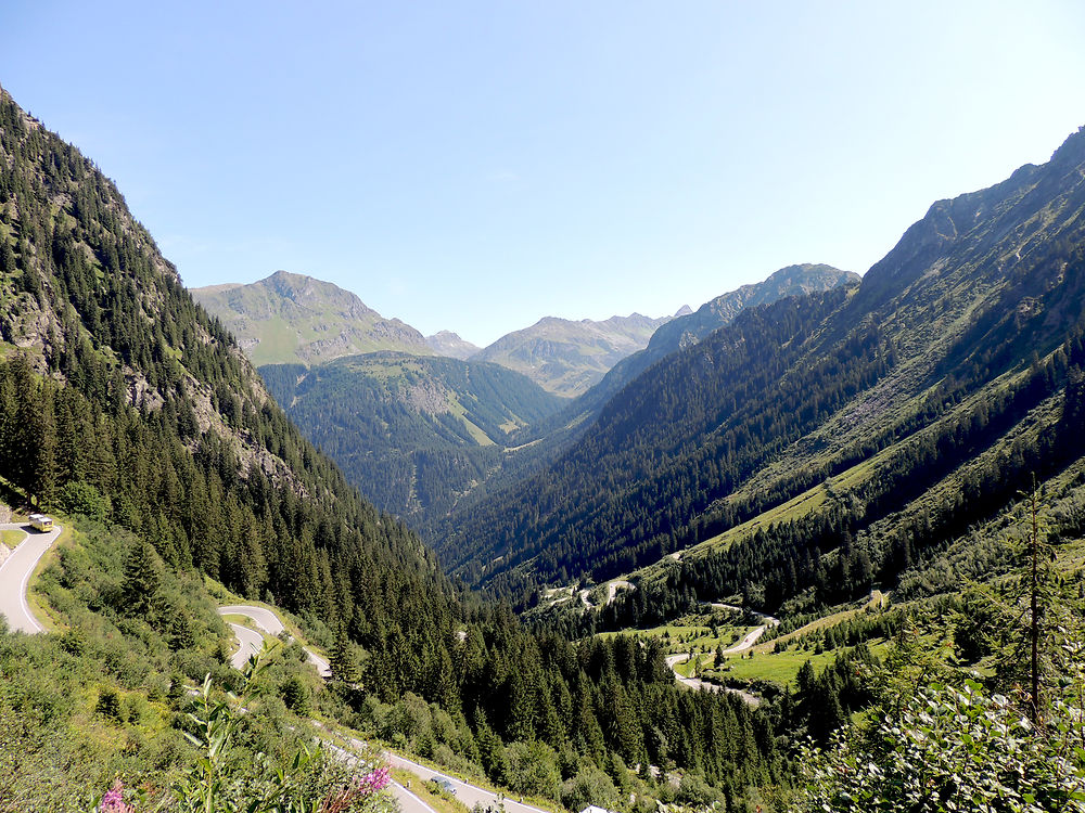 La vallée de Silvretta-Stausee, Autriche