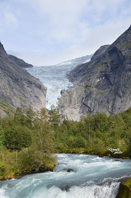 Norvège - glacier de Briksdal