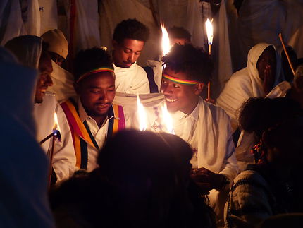 Cérémonie à Gondar