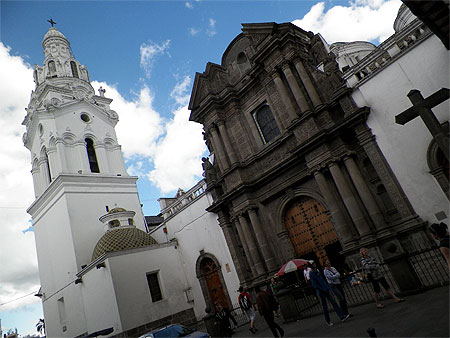 La cathédrale de Quito La cathédrale de Quito