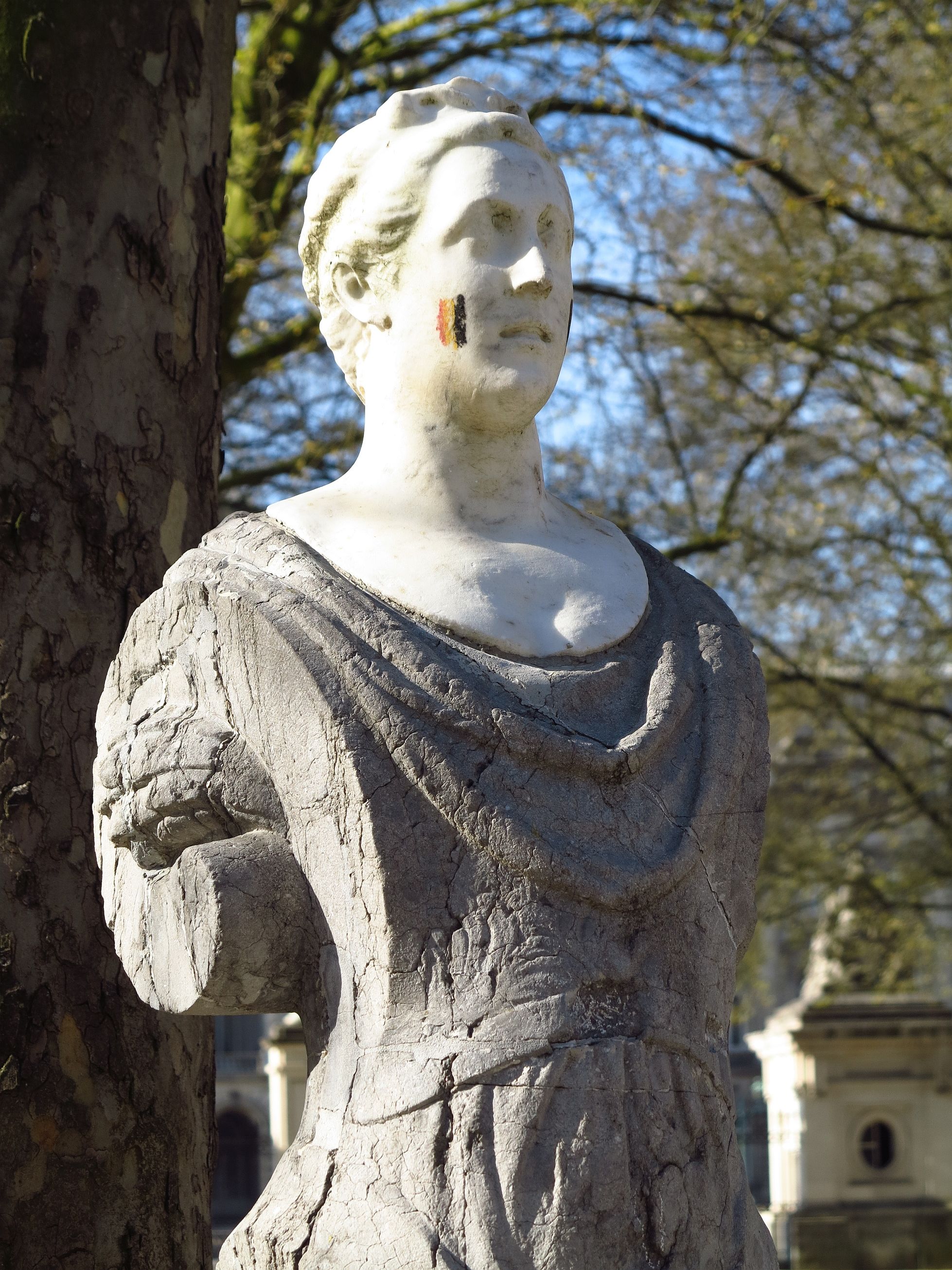 Statue dans le Parc de Bruxelles