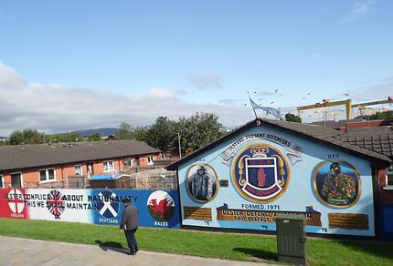 Unionist mural in Belfast