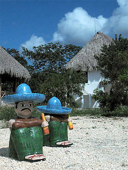Statue traditionnelle du Mexique