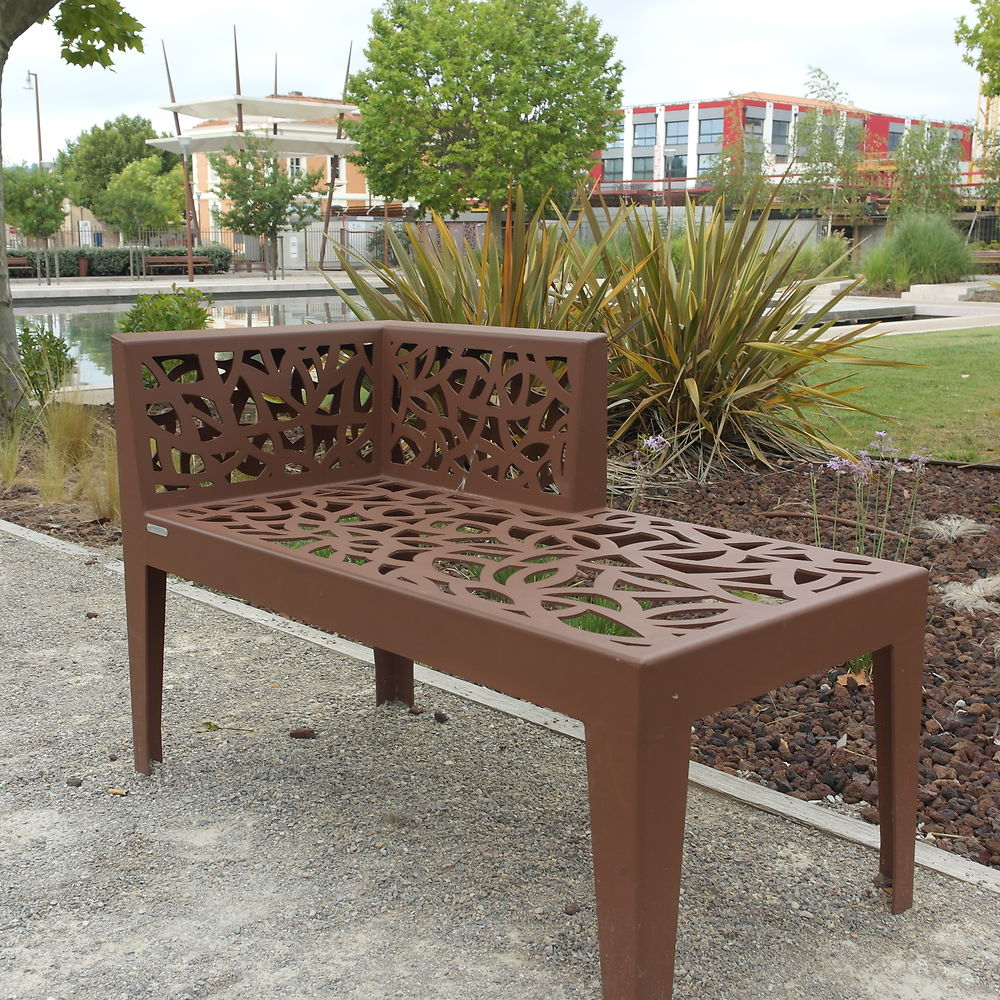 Un banc du Parc Chabran