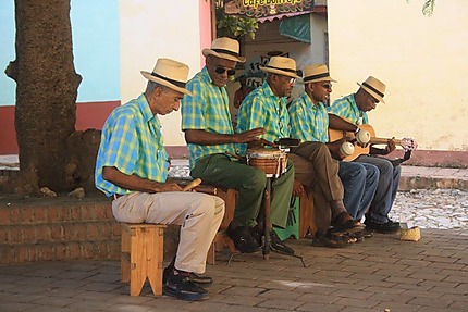 Musique de rue à Trinidad