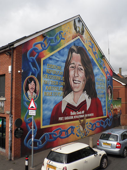 Nationalist mural in Belfast