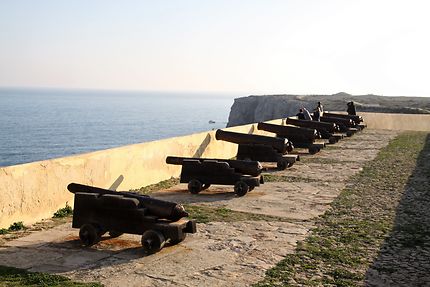 Sagres - Vieux canons dans la forteresse