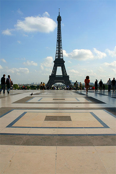 La Tour Eiffel vue du Trocadéro