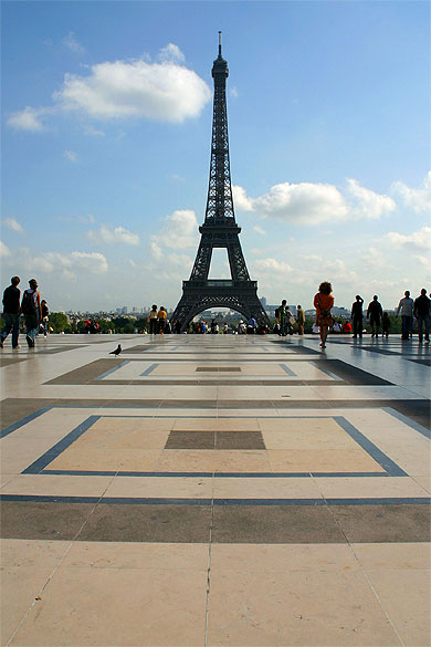 La Tour Eiffel vue du Trocadéro La Tour Eiffel vue du Trocadéro