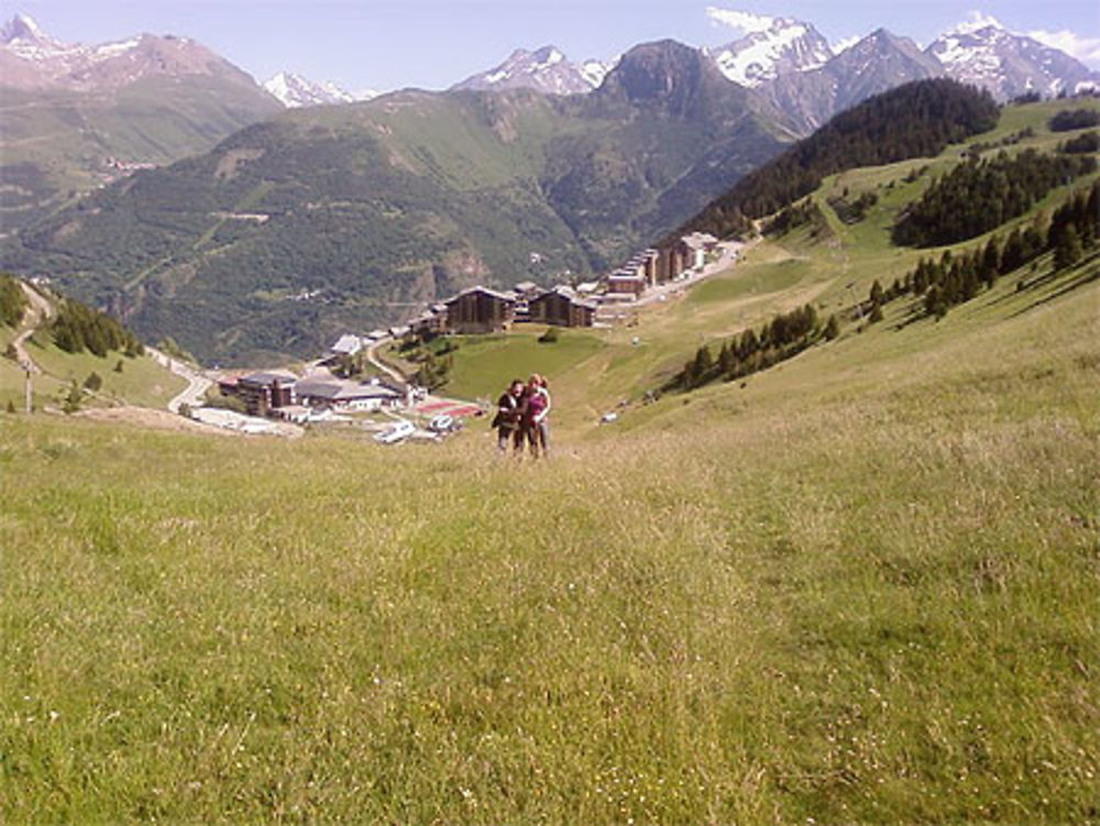 Vue de la station d'Auris en Oisans