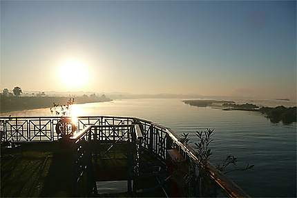 Lever de soleil sur le Nil