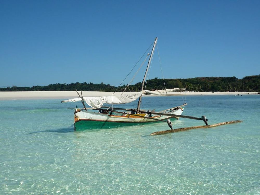 Plage de Nosy Iranja à Madagascar