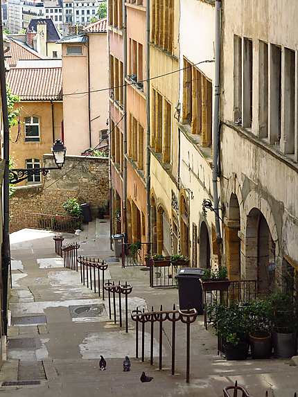 Ruelle en escaliers du Vieux Lyon