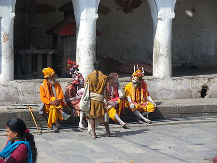 Sadhu, homme saint à Pashupatinath