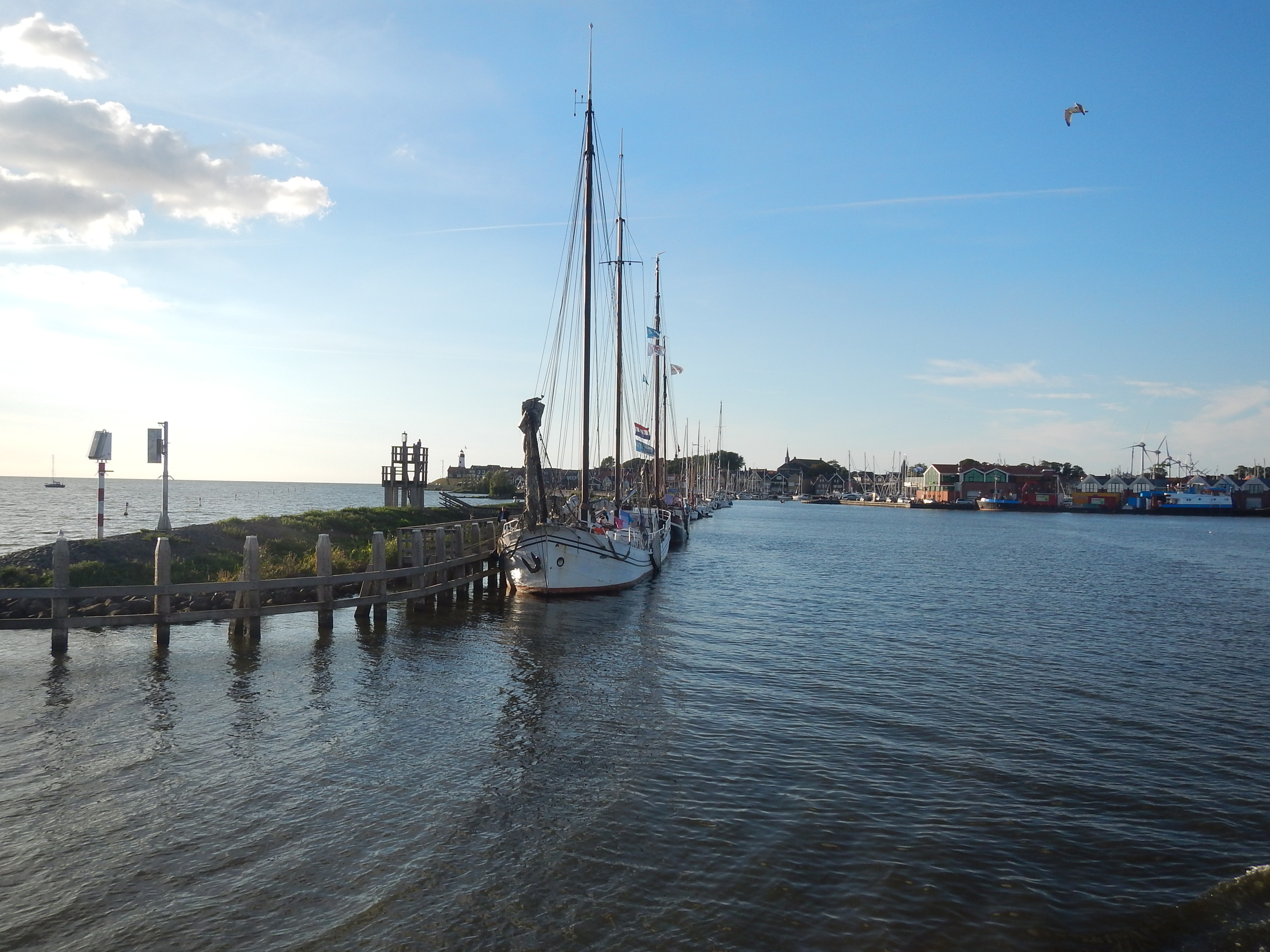 Le port du village de Urk Le port du village de Urk
