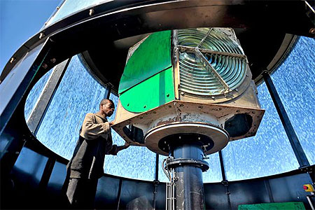 Lentille de Fresnel à "Tanjona Vohimena"