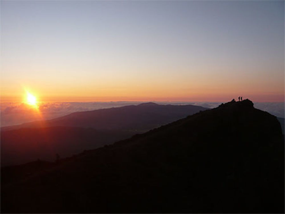 Lever de soleil à 3000m