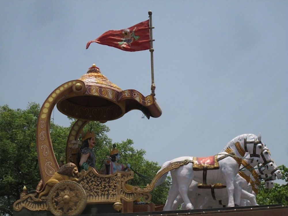 Entrée du temple Kesava Deo