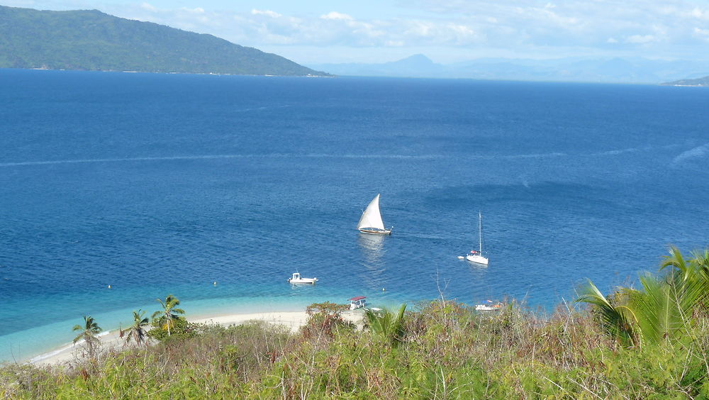 Sur les hauteurs de Nosy Tanikely