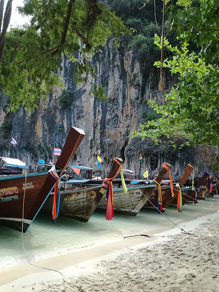 Les longs-boats de Thaïlande