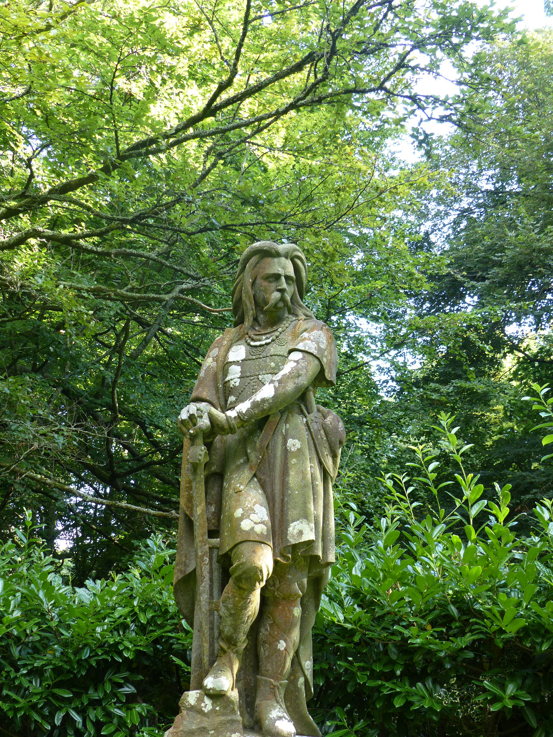 Magnifique statue de Vercingetorix à Keriolet 