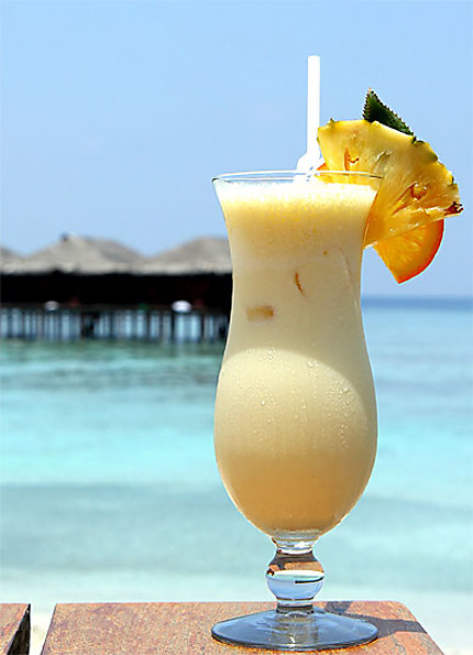 Cocktail au bar de la plage
