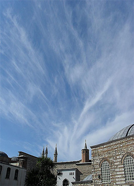 Ciel au-dessus du Palais de Topkapi
