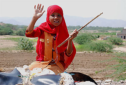 Région de Beit El-Faqih jeune fille