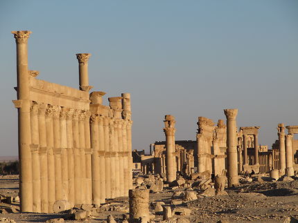 Allée des colonnes à Palmyre