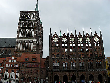 Architecture gothique à Stralsund