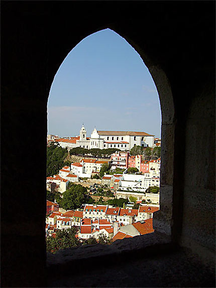 Lisbonne vue du Castel Sao Jorge