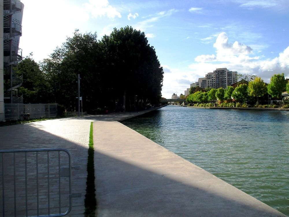 Les bords du canal de l'Ourcq à Pantin