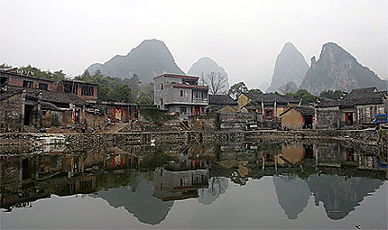 Petit village à côté de Yangshuo
