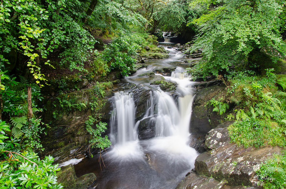 Au dessus de Torc waterfall