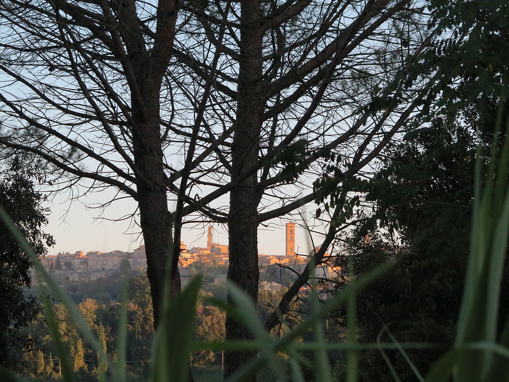 Volterra au coucher du soleil