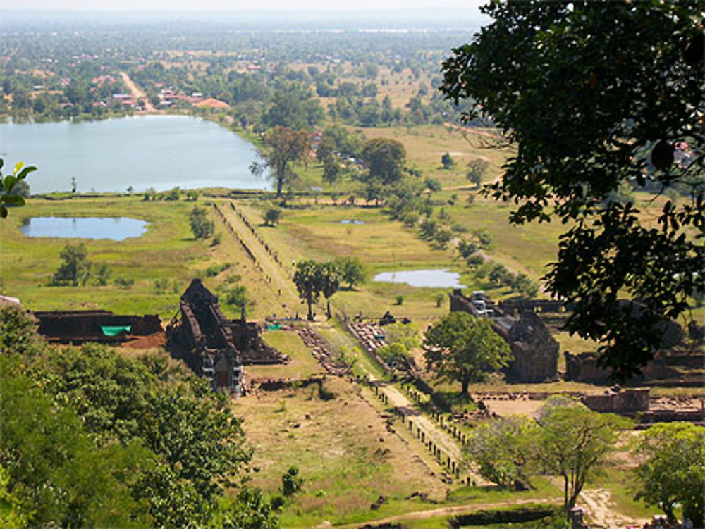 Vue du Wat Phou 