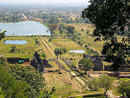 Vue du Wat Phou 