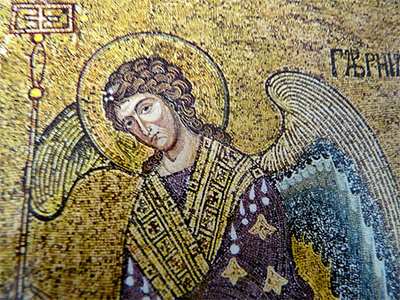 Ange byzantin de la Martorana Ange byzantin de la Martorana