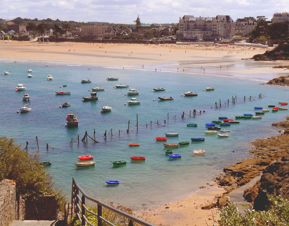 La plage de Saint Lunaire