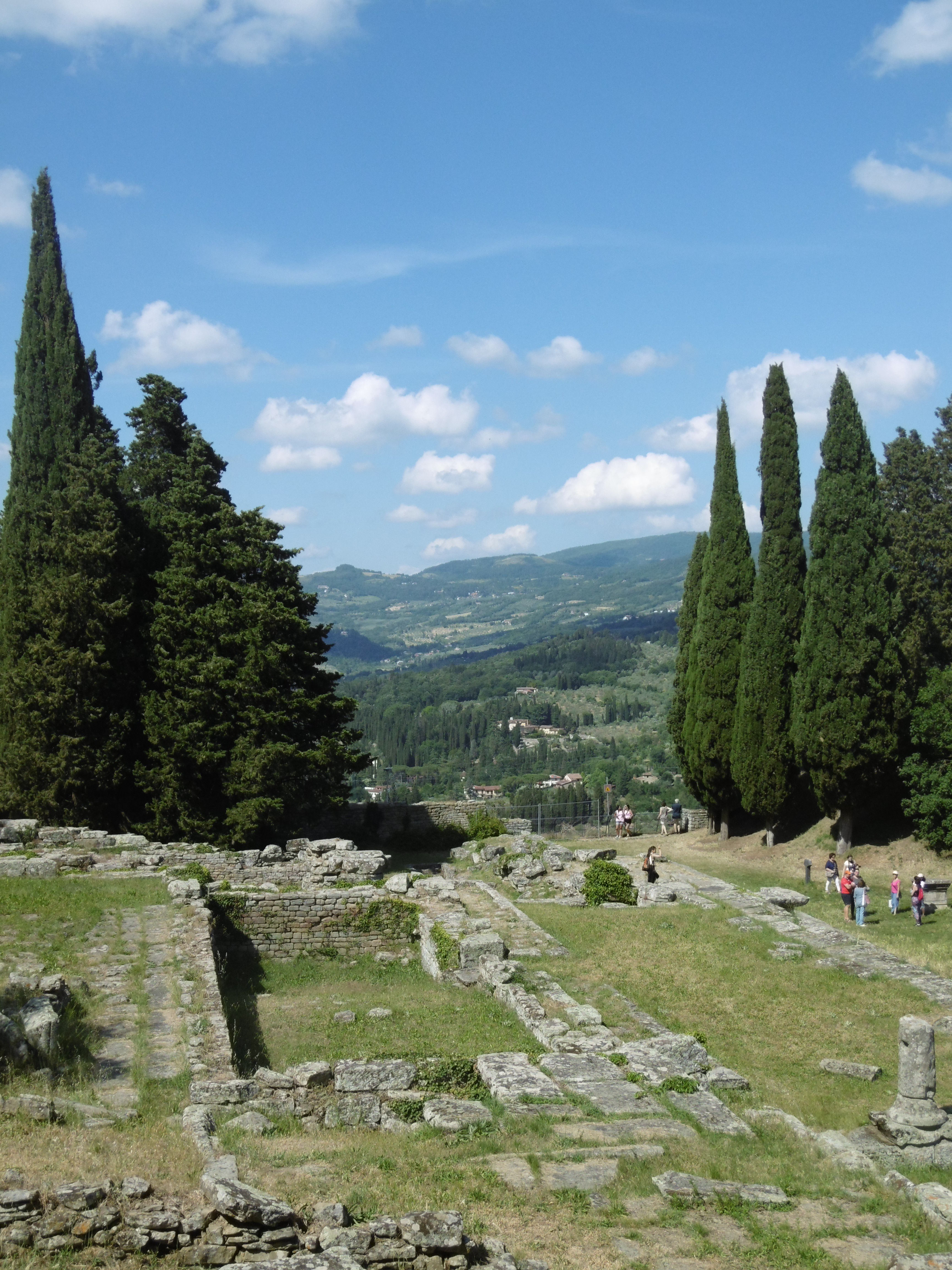 Les ruines Etrusques à Fiesole