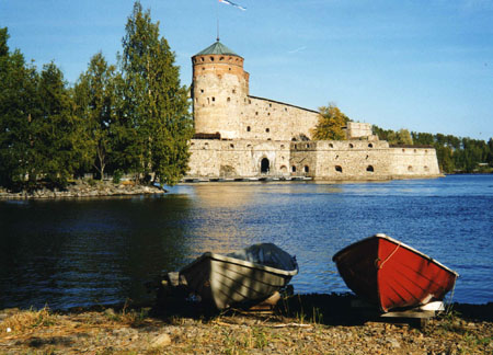 Le château sur le lac Saimaa Le château sur le lac Saimaa