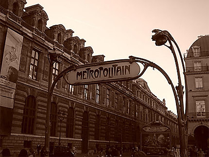 Metro station Louvre