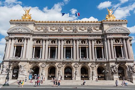 La superbe façade de l'Opéra Garnier