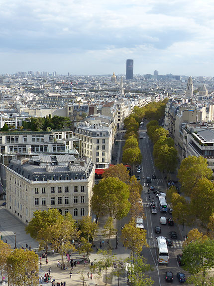 Vue sur la Tour Montparnasse et les Invalides