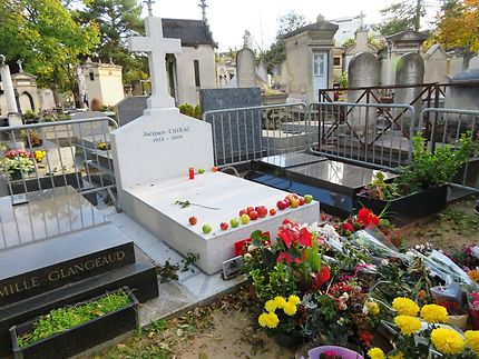 Tombe du Président Jacques Chirac à Montparnasse